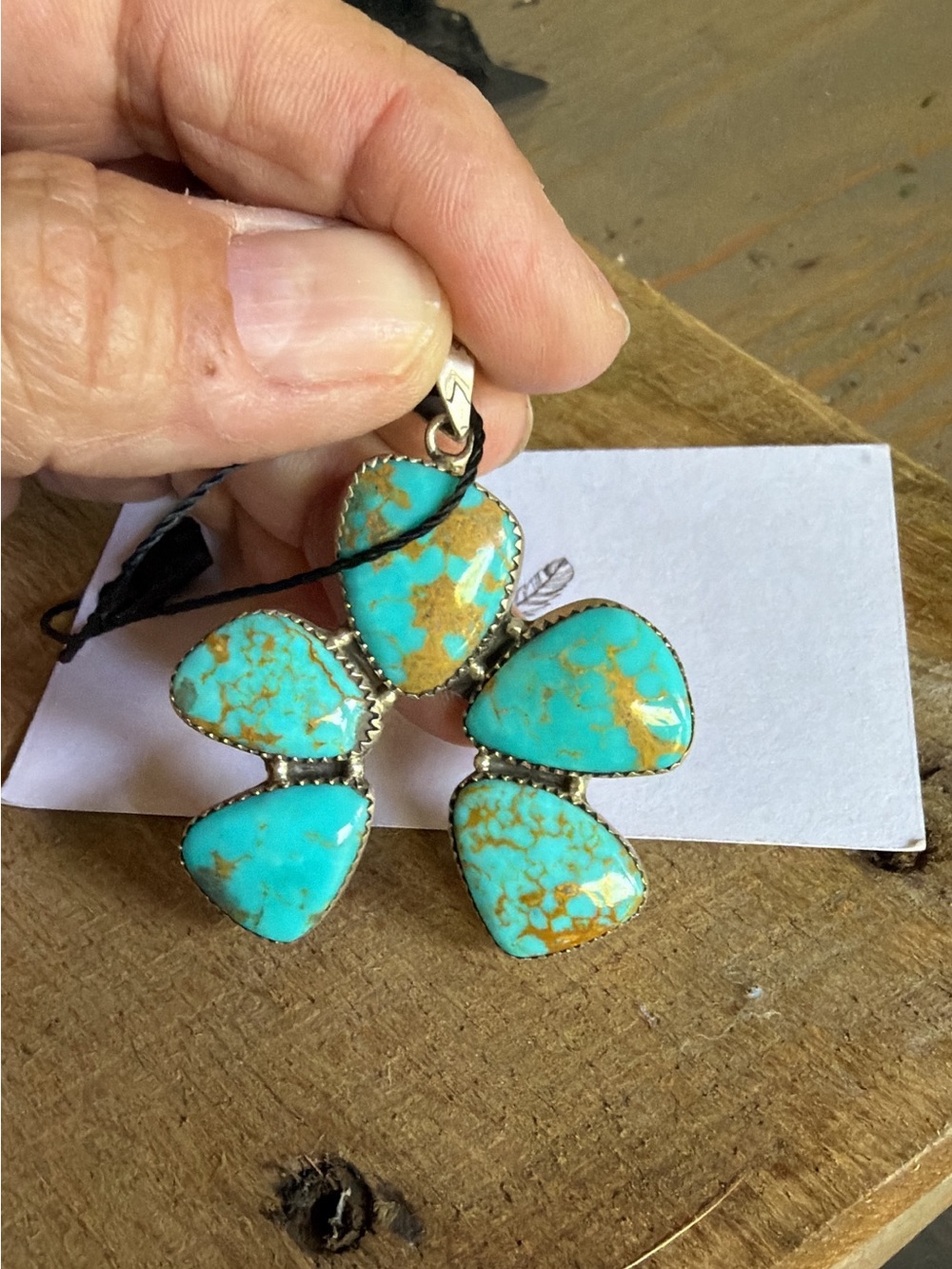 Turquoise Naja Pendant